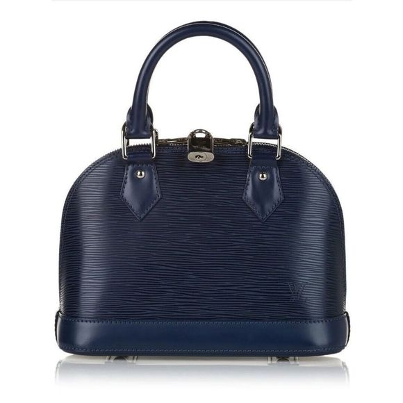 LOUIS VUITTON Epi Alma BB Indigo blue - Picture 1 of 5